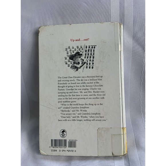 Charlie and the Great Glass Elevator Roald Dahl Hb Willy Wonka - Picture 9 of 10